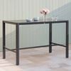 Mimosa Cordoba Aluminium Bar Table Charcoal
