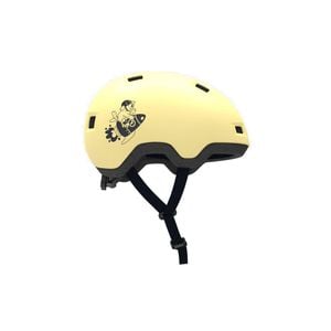 Decathlon - Btwin B100 Kids' Inline Skates Skateboard Scooter Bike Helmet-Yellow - Xs/47-52Cm