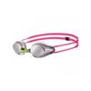 Arena Tracks Junior Mirror Goggles Swimming Eye Protection Silver/White