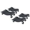 Taurus Legend 4 Piece Car Wheel Dolly Set Black