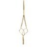 EDEN 155cm Boho Jute Macrame Pot Hanger