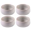 4PK Ladelle Nestle 11cm Round Stoneware Dip Snack Bowl - White