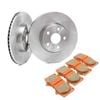Basco Rear Brake Pads + Disc Rotors For Nissan X-Trail T32 W/O Electric Park Brake- BRK1039