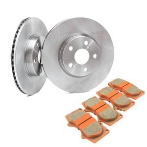 Basco Rear Brake Pads + Disc Rotors For Nissan X-Trail T32 W/O Electric Park Brake- BRK1039