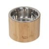 Baxter Bone Bamboo Elevated Pet Bowl Medium