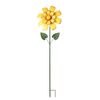 120cm Yellow Flower Windmill Garden Stake Decoration