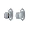 Miles Nelson 19mm Satin Chrome Towel Rail End Bracket