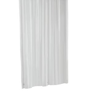 Barelli 180 x 180cm Frosting White Peva Shower Curtain - White