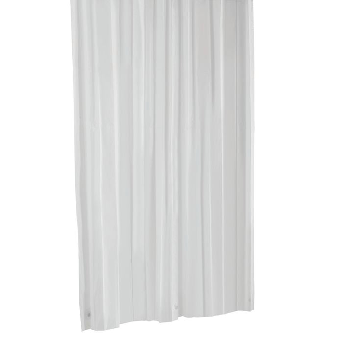 Barelli 180 x 180cm Frosting White Peva Shower Curtain - White