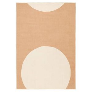 Loopsie-290cm X 190cm-lugo Printed Orange Washable Rug