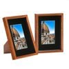 Nicola Spring 3D Shadow Box Frames with A5 Mount - A4 (8" x 12") - Dark Wood - Pack of 2