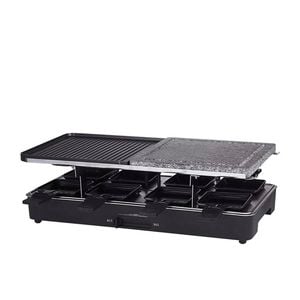 Davis & Waddell 8 Person Electric Party Grill and Raclette Black