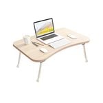 SOGA Beige Portable Bed Table Adjustable Laptop Tray