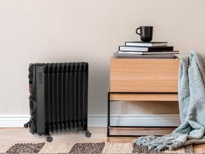 wall heater in a room