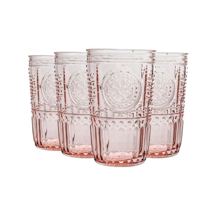 Bormioli Rocco 8pc Romantic Highball Glasses Set - 475ml