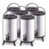 SOGA 6X 16L Portable Insulated Barrel Brew Pot with Dispenser