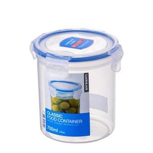 Locknlock 700ml Airtight Classic Round Food Container Storage Organiser Tall CLR