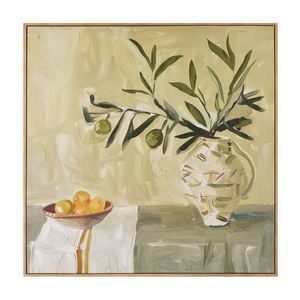 Amalfi Cecil Hand Painted Wall Art Multi-coloured 80x80x3.5cm