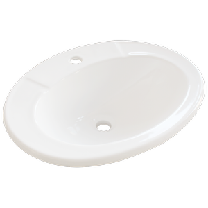 Estilo Allana Vitreous China Drop-In Basin