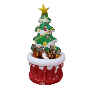 Lifebay Inflatable Outdoor Christmas Tree with Santa