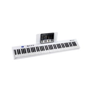 Costway 88-key Electronic Keyboard Digital Piano W/bluetooth White