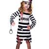 Blood Splattered Zombie Convict Teen Girls Halloween Costume - 11-12