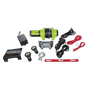 Hulk Genesis UV-Resistant Synthetic Rope ATV UTV Winch Set 3500LB