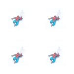 4PK Marvel Luggage Tag Suitcase Identity Label - Spiderman