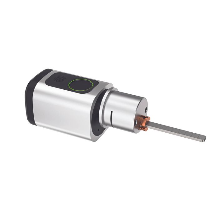 Austyle 40mm x 40mm Silver Retrofit Night Latch Smart Cylinder