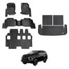 AUSGO Floor Mats & Boot Liner Set for Mitsubishi Pajero Sport 7-Seat 2015-Onwards Car Floor Liners Cargo Mat