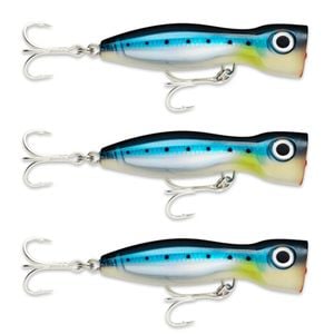 3x Rapala 13cm X Rap Magnum Xplode Topwater Heavy Duty Fish Lures -Blue Sardine