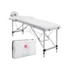 Forever Beauty White Portable Beauty Massage Table Bed Therapy Waxing 2 Fold 55cm Aluminium