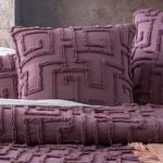 Renee Taylor Riley Cotton Chenille Grape European Pillowcase