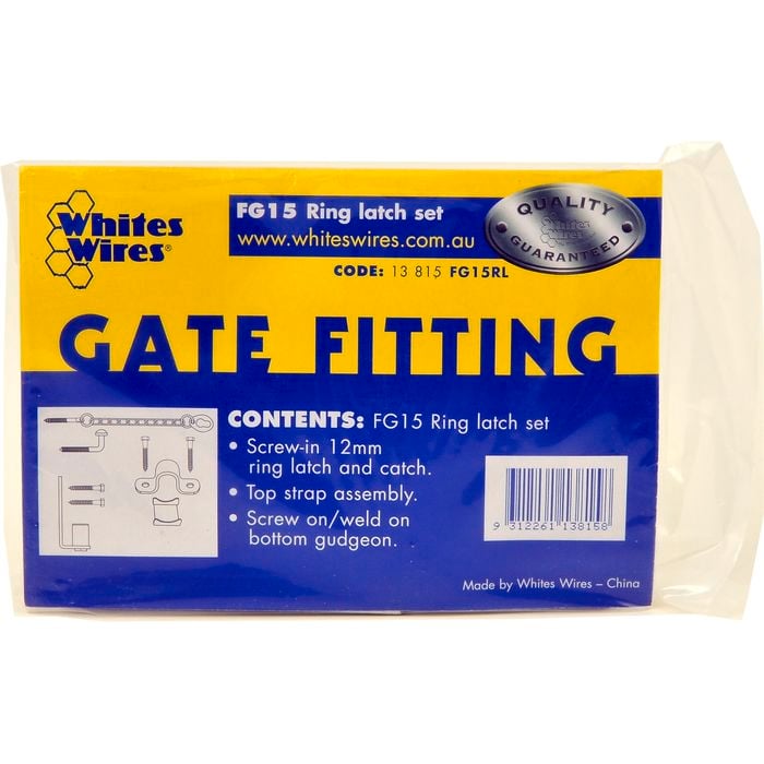Whites Wires 12mm Ring Latch Set