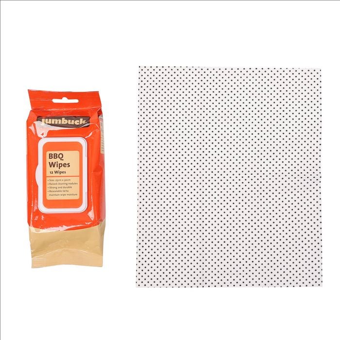 Jumbuck BBQ Cleaning Wipes - 12 Pack