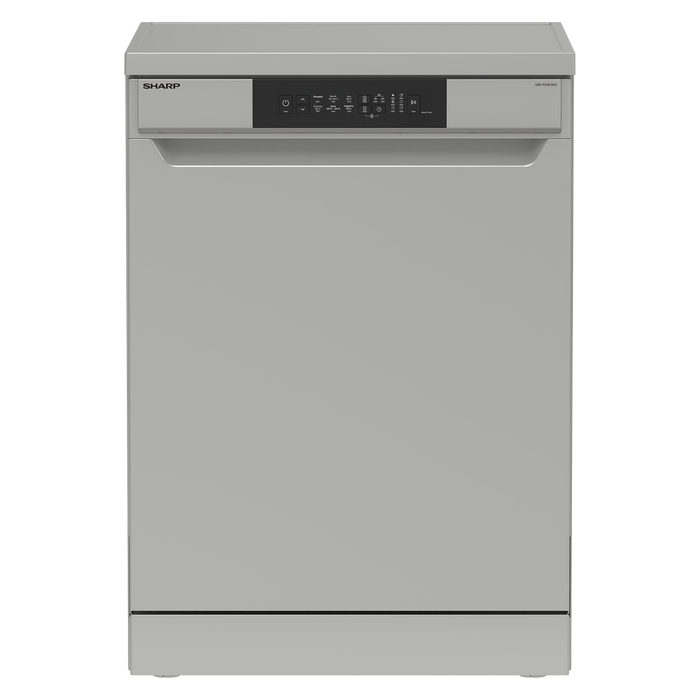 Sharp 60cm Silver 14 Place Dishwasher