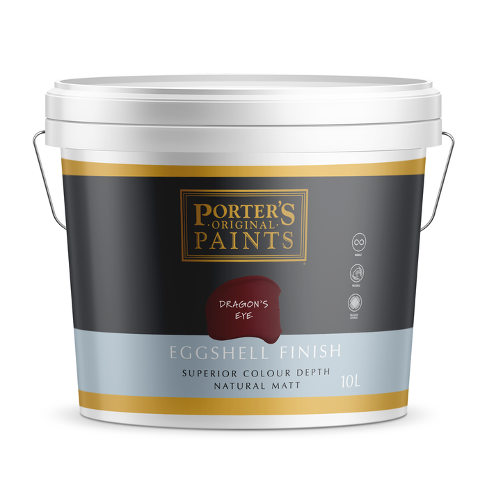 Porter's Paints 10L Dragon's Eye Eggshell Finish