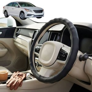 Australian Goose Steering Wheel Cover for Hyundai Sonata 2015 - 2020 (LF) Circle Black
