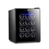 Lenoxx 12 Bottle Thermoelectric Wine Fridge, 65w, Uv Protected Glass Door, Soft Led Illumination