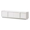 Oikiture 4 Door TV Cabinet 180cm Entertainment Unit White