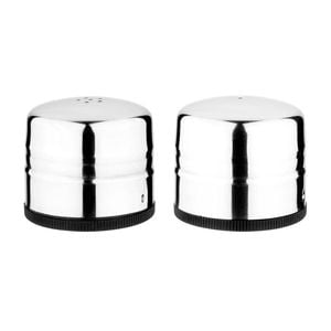 Olympia Jumbo Salt And Pepper Shaker Set Stainless Steel Commercial Kitchenware