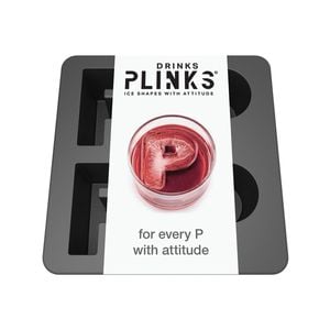 DrinksPlinks Letter P Ice Cube Tray