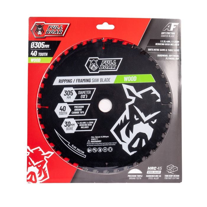 Full Boar 305mm 40T Circular Saw Blade FBCSB305-40T