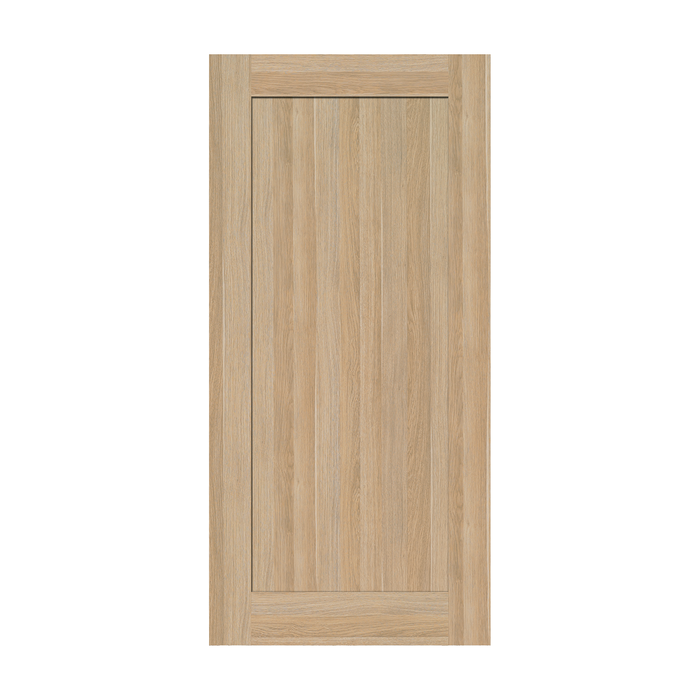 inBuilt 25mm 2100x 1000mm Natural Wood Shaker Barn Door