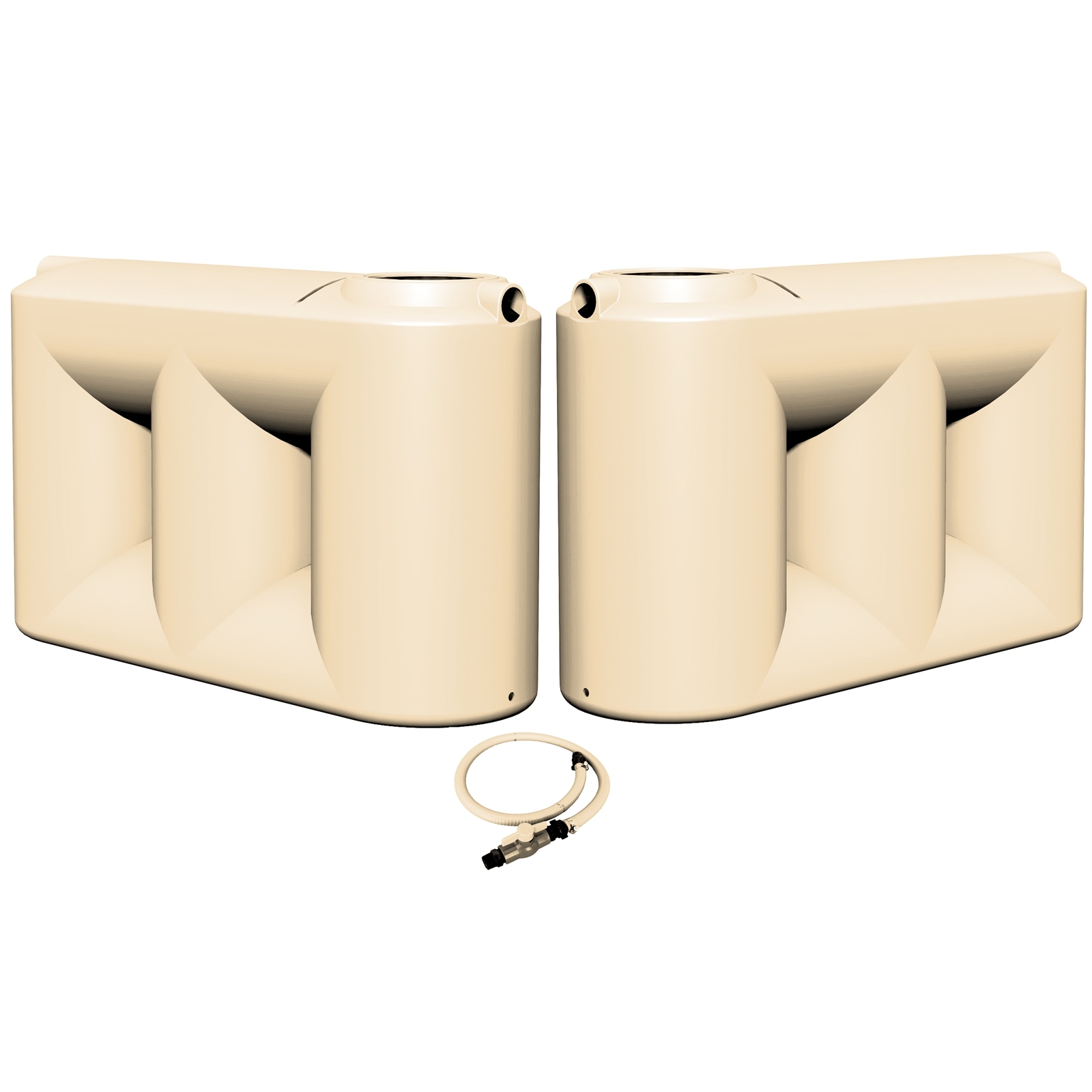 NextGenRoto 4000L Polyethylene Modular Slimline Water Tank - Wheat thumbnail 2