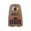 Vintage Hardwood AM/FM Bluetooth Radio Classic Retro Radio with Tone Control