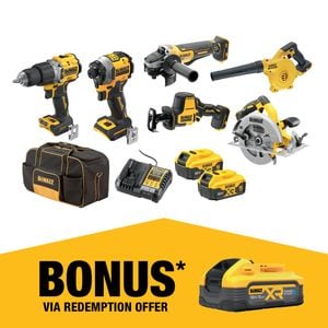 DeWALT 18V XR 5.0Ah 6 Piece Combo Kit DCZ601P2-XE