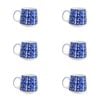 6PK LVD Ceramic Coffee Mug Santorini Home/Kitchen Drinkware 9cm Assorted