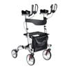 4wheel Rollator With Armrest Support Deluxe Folding Walking Frame For Elderly And Disability With 135 Kg Weight Capacity