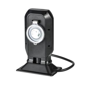 Click 2 Outlet Power Garden Socket with Timer